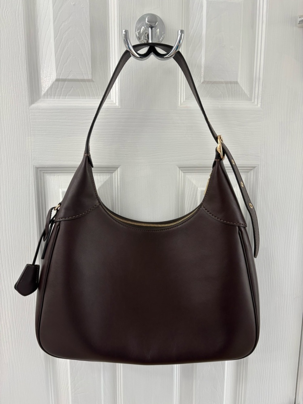 Coach Ella Shoulder Bag Espresso - Picture 3 of 11